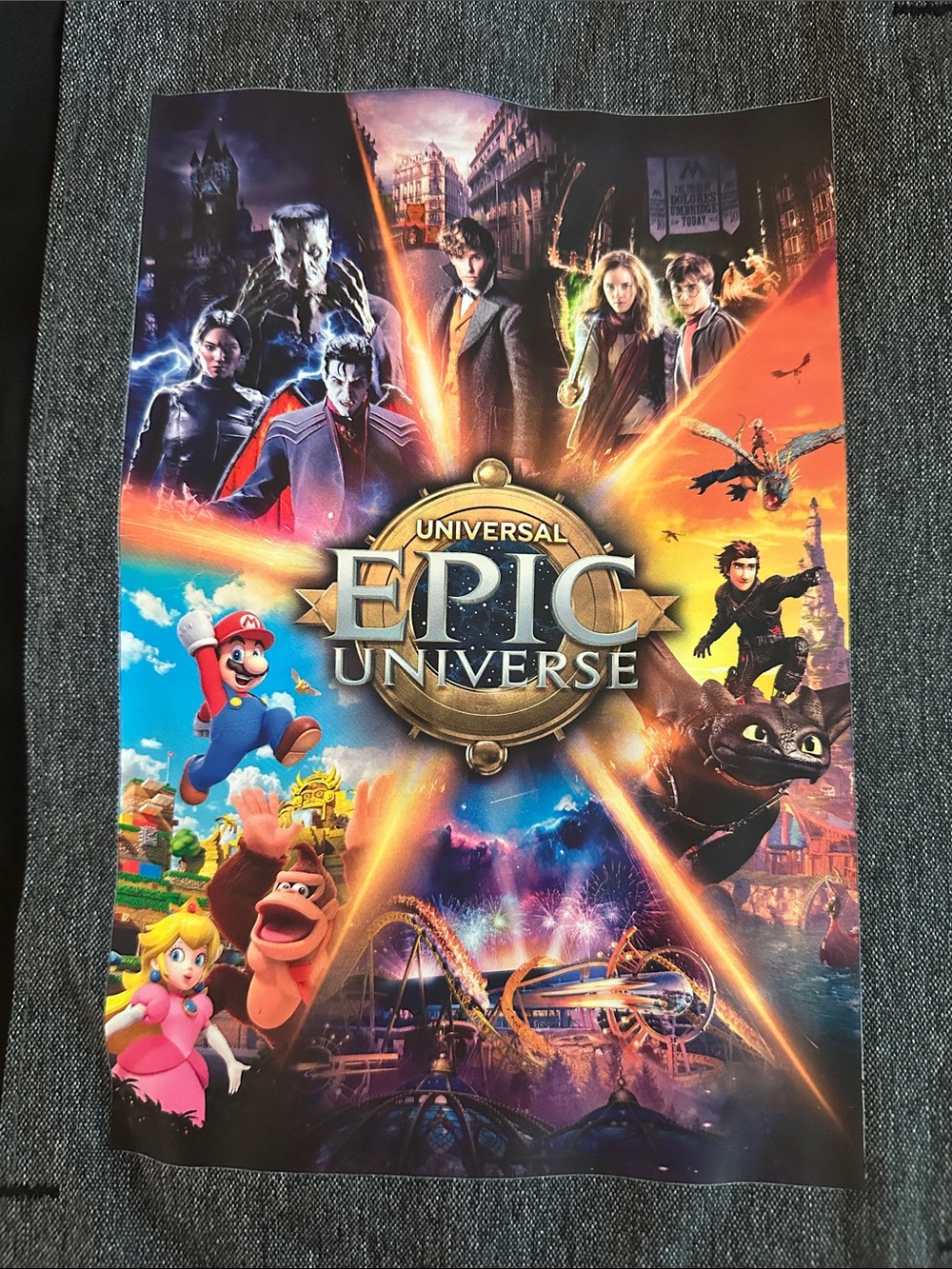 Universal Studios Orlando: Epic Universe grand opening backpack